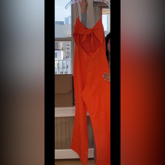 REVOLVE BRAND  LITA by CIARA TIE FRONT JUMPSUIT. NEW - Picture 2 of 9